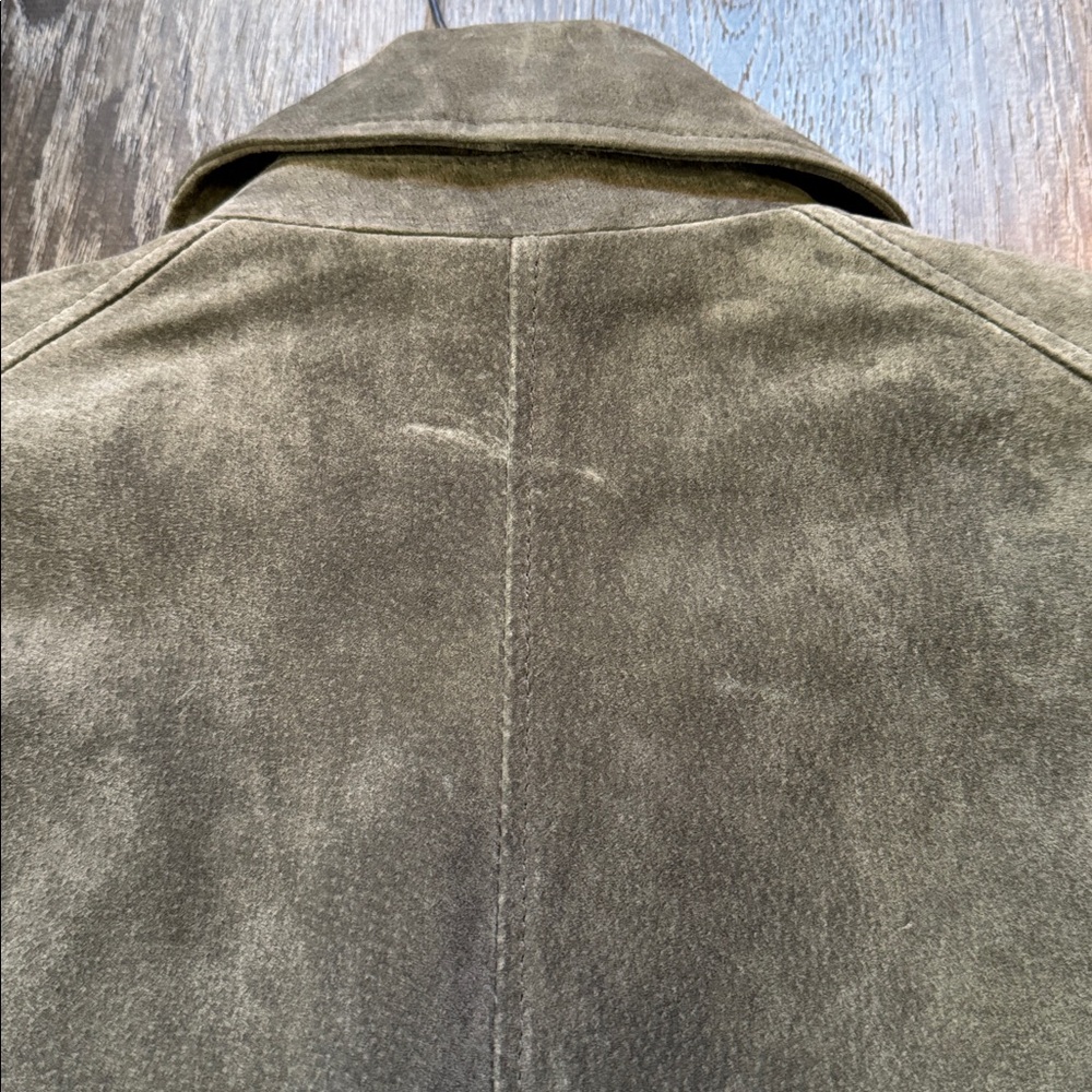 Marc New York Gray Suede biker jacket. - Picture 8 of 11